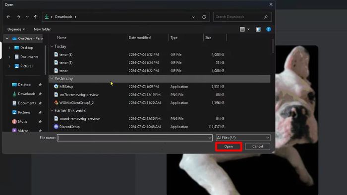 Cách tải GIF lên Discord - bước 3