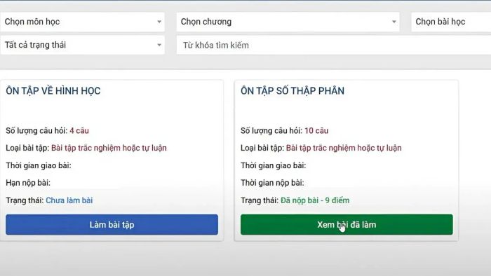Giám sát quá trình học tập và kết quả học của trẻ