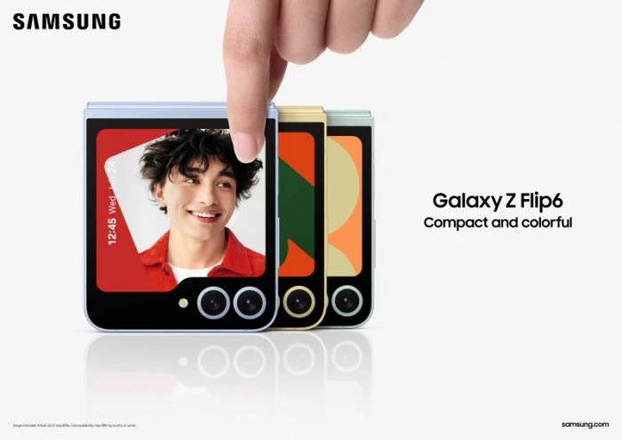 Thiết kế của Galaxy Z Flip6 không có nhiều thay đổi