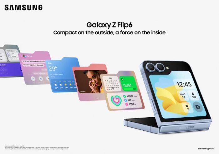 Màn hình Samsung Galaxy Z Flip6 có nhiều điểm nổi bật