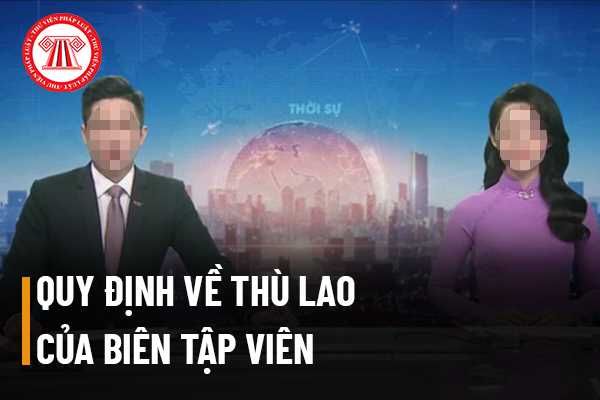 Mức thù lao dành cho Biên tập viên của Trang thông tin điện tử
