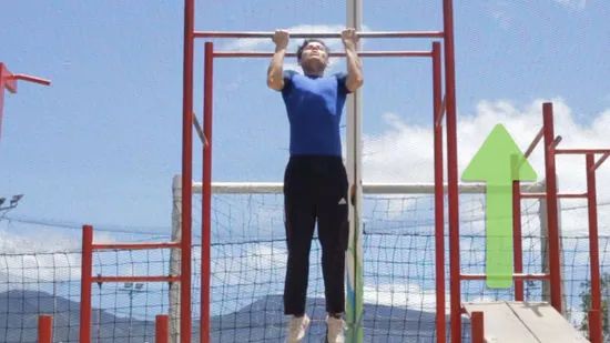 Step 1 Practice flexed arm hangs.