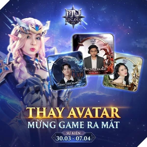 MU Lục Địa VNG chính thức ra mắt vào ngày 03/04/2025, mang đến cơ hội nhận quà tặng trị giá hàng trăm triệu đồng.