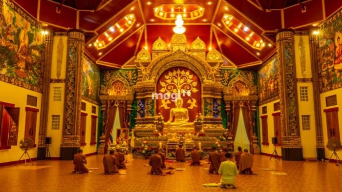 Mơ thấy chạy trốn vào chùa