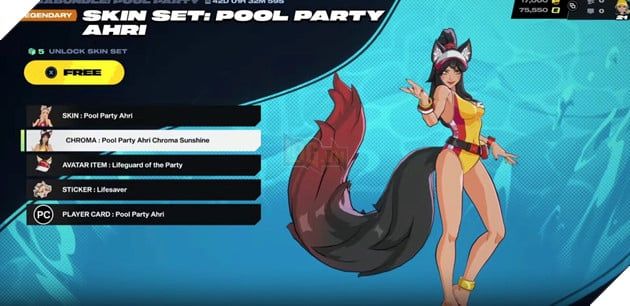 Ahri Tiệc Bể Bơi chính thức được công bố, nhưng lại không phải trong LMHT như nhiều fan hâm mộ mong muốn.