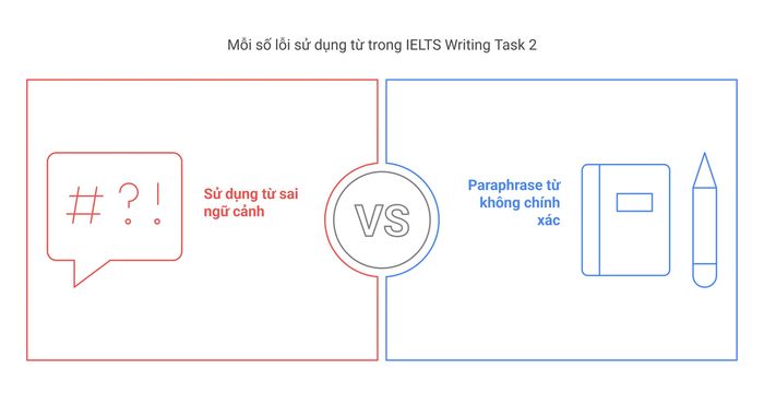 Những lỗi phổ biến khi sử dụng từ vựng trong IELTS Writing Task 2