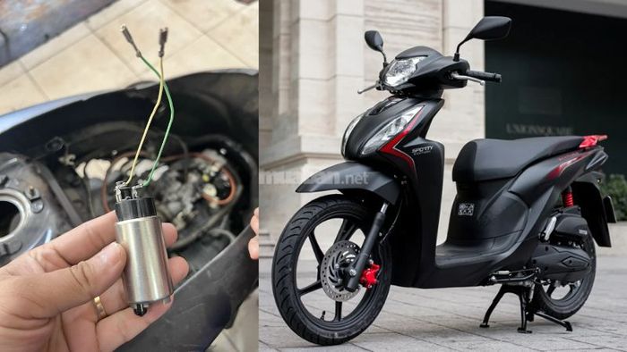 Giá bơm xăng chính hãng cho xe Vision hiện tại là bao nhiêu?