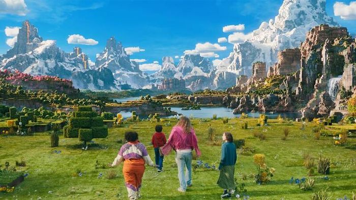 Phần đồ họa và âm nhạc trong Một Bộ Phim Minecraft đủ hấp dẫn để giữ chân người xem