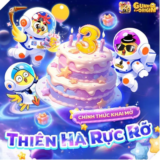 Vũ trụ Gunny hội tụ mừng sinh nhật 3 năm của Gunny Origin với những hoạt động đặc sắc