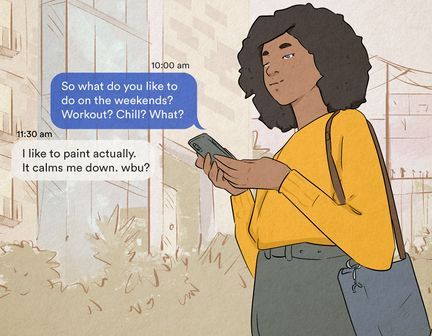 2 - Flirt with a Virgo Man via Text Messages