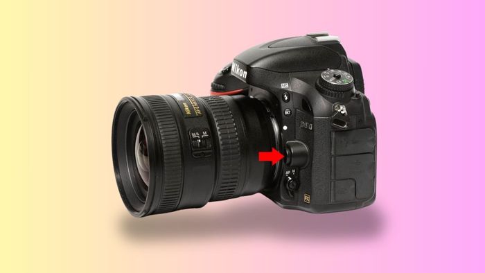 Hướng dẫn tháo ống kính máy ảnh Nikon - bước 1