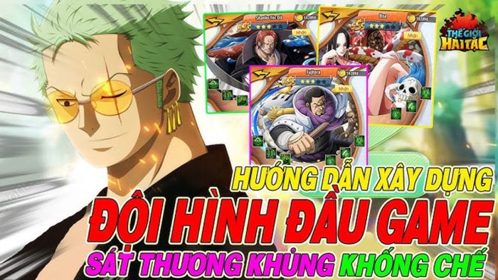 Hướng dẫn chơi game Thế Giới Hải Tặc cho người mới bắt đầu