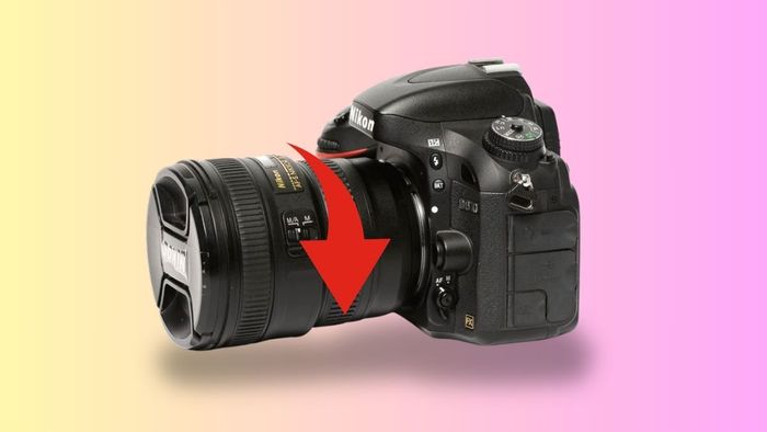 Hướng dẫn tháo ống kính máy ảnh Nikon - bước 2