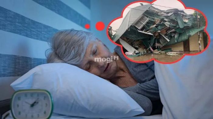 Giấc mơ thấy nhà sập do mưa bão