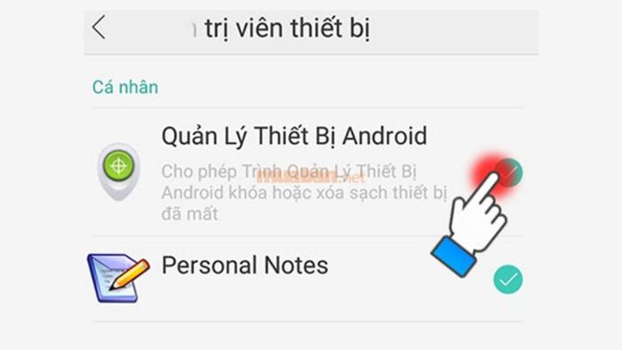 Hướng dẫn cài đặt theo dõi trên hai thiết bị Android