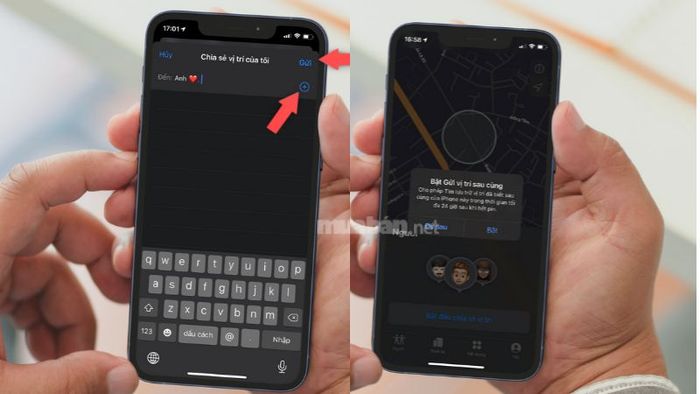 Hướng dẫn thiết lập theo dõi giữa hai thiết bị iPhone
