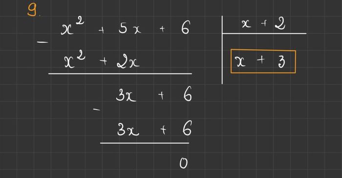 Bài tập về Operations with polynomials