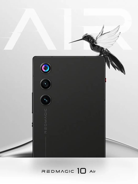 Red Magic 10 Air trang bị hệ thống camera kép ở mặt sau.