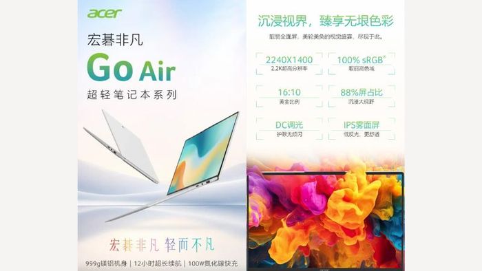 Acer chính thức công bố Go Air 2025