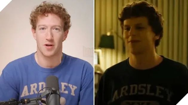 Mark Zuckerberg đã mua một trong những chiếc áo thun nổi bật trong bộ phim The Social Network của Jesse Eisenberg 2.