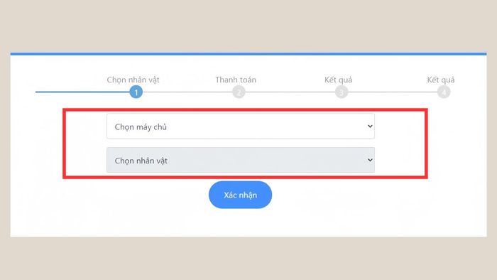 Hướng dẫn chi tiết cách nạp Thế Giới Hải Tặc qua website - bước 3