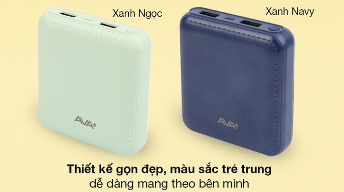 AVA+ DS005-PP - Thiết kế nhỏ nhắn, chỉ 170 g, dễ dàng cất giữ và dịch chuyển