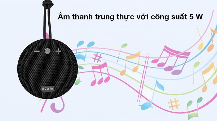 Loa Bluetooth Mozard X21 - Âm thanh sinh động, âm trầm chắc khỏe với công suất 5 W