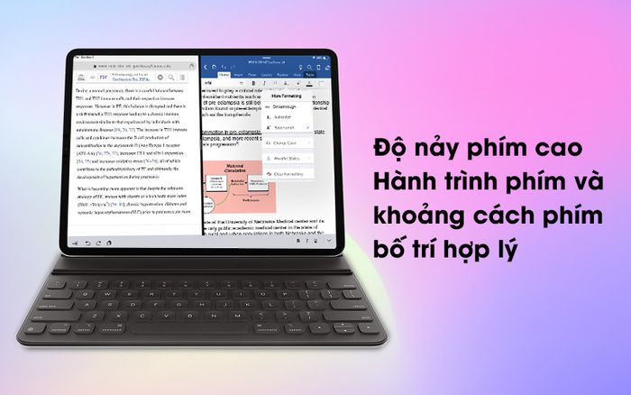 Bàn phím Smart Keyboard iPad Pro 12.9 (MXNL2ZA/A) - Phím