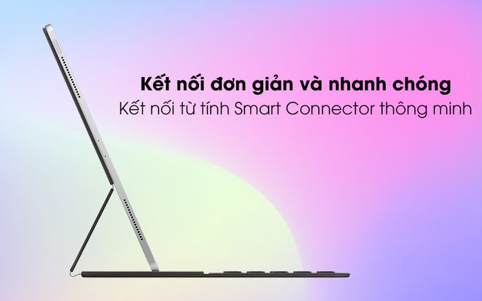 Bàn phím Smart Keyboard iPad Pro 12.9 (MXNL2ZA/A) - Kết nối