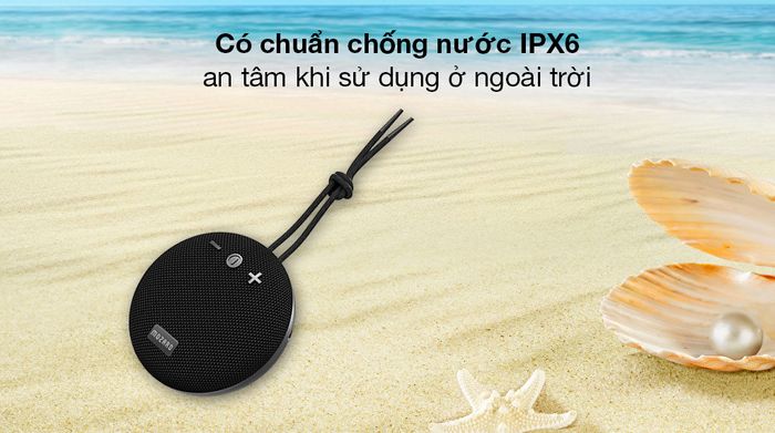 Loa Bluetooth Mozard X21 - Thoải mái nghe nhạc cả khi đang tắm nhờ tiêu chuẩn chống nước IPX6