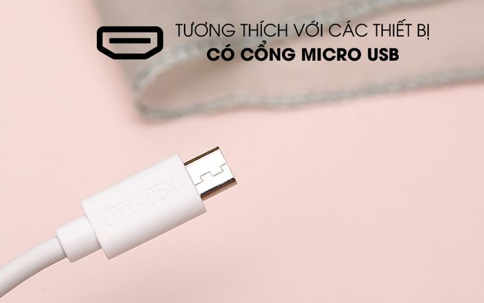 Cổng Micro USB thông dụng - Cáp Micro 1m AVA LTPL-05X