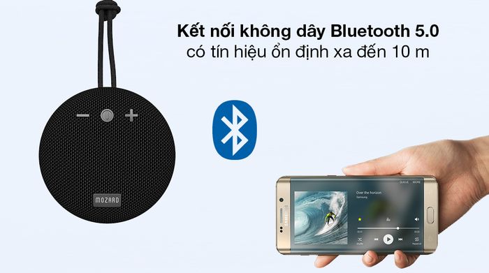 Loa Bluetooth Mozard X21 - Chuẩn kết nối không dây Bluetooth 5.0 cho khoảng cách sử dụng lên tới 10 m