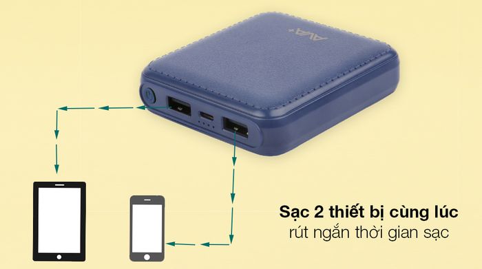 AVA+ DS005-PP - Sạc 2 máy cùng lúc