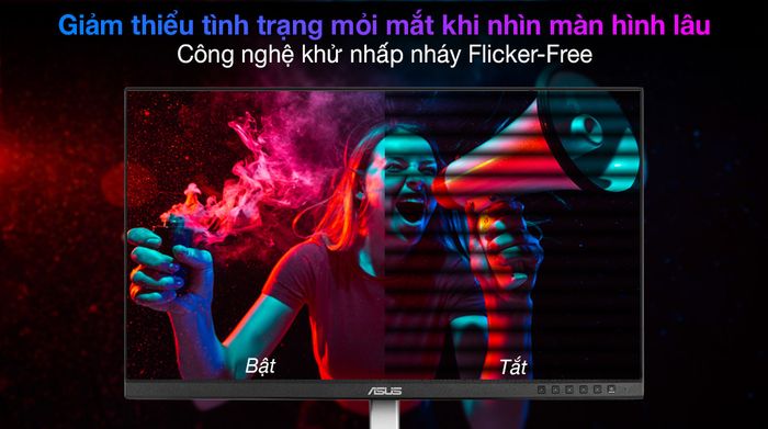 Asus LCD ProArt PA278CV 27 inch 2K 75Hz 5ms - Khử nhấp nháy
