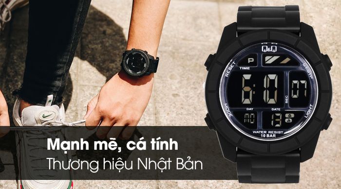 Đồng hồ nam Q&Q M123J001Y có kiểu dáng nam tính