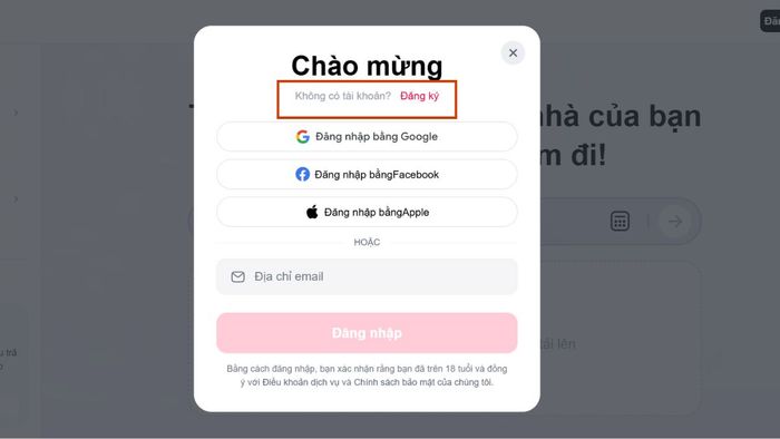 Hướng dẫn tạo tài khoản Gauthmath web bước 2