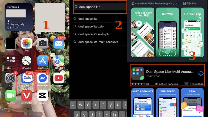 Hướng dẫn tải 2 Messenger cho iPhone