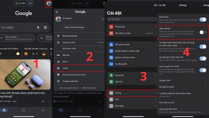 Hướng dẫn tắt Gemini trong Google Search trên thiết bị Android
