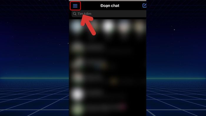 Hướng dẫn tắt trạng thái online Messenger trên iPhone - Bước 1