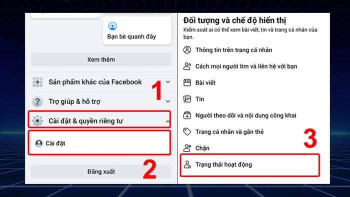 Hướng dẫn tắt trạng thái online Messenger trên Android - Bước 2