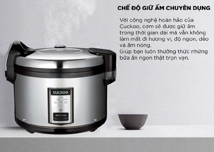 Nấu cơm nhanh, giữ ấm cơm hiệu quả