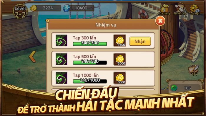 Hướng dẫn tạo lập đội hình hiệu quả khi tham gia Huyền Thoại Hải Tặc trên PC với BlueStacks