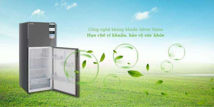 Tủ Lạnh Funiki FR-T8283GS tích hợp công nghệ kháng khuẩn Silver Nano
