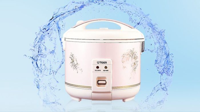 Nồi cơm Tiger JNP-1000 màu hồng bắt mắt