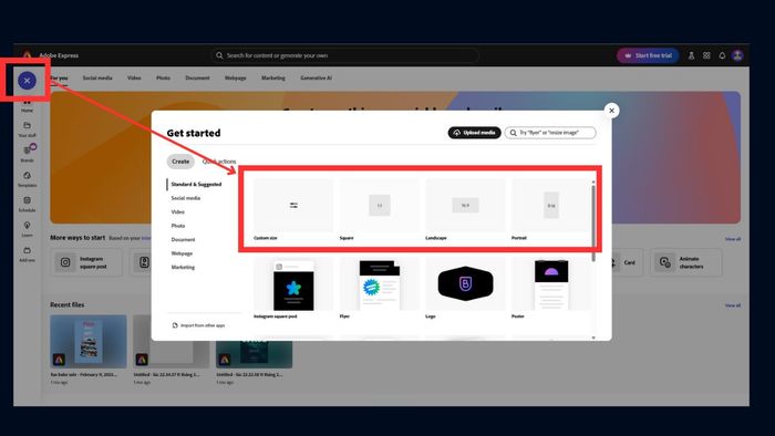 Hướng dẫn chi tiết cách sử dụng Adobe Express cho người mới bắt đầu.