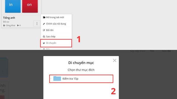 Cách quản lý Wordwall bước 2