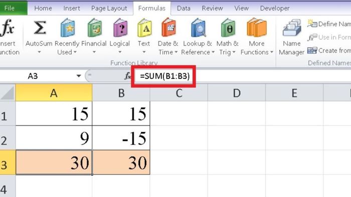 Excel tính sai kết quả do lỗi công thức tính toán