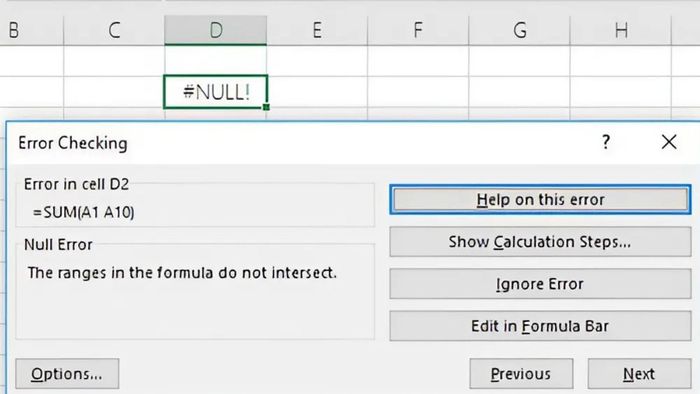 Cách khắc phục lỗi Excel tính sai kết quả trong 3 bước, bước 2