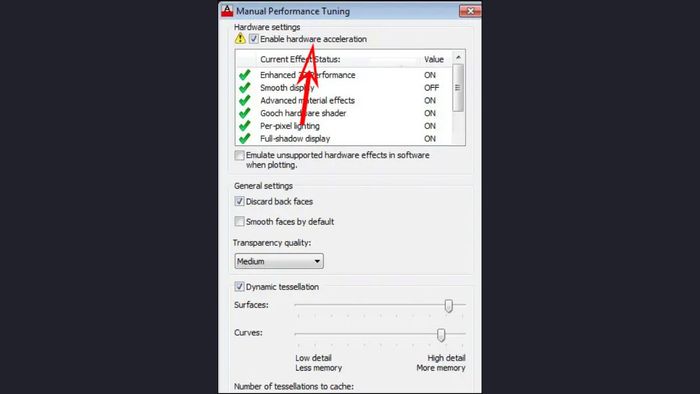 Hướng dẫn cơ bản sửa lỗi AutoCAD giật lag 4