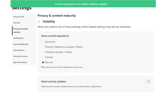 Hiển thị trong Roblox
